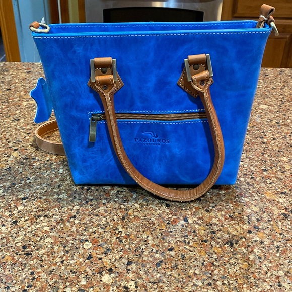 *****PRICE DROP*****    NWT PAZOUROS LEATHER BAG - Picture 1 of 11